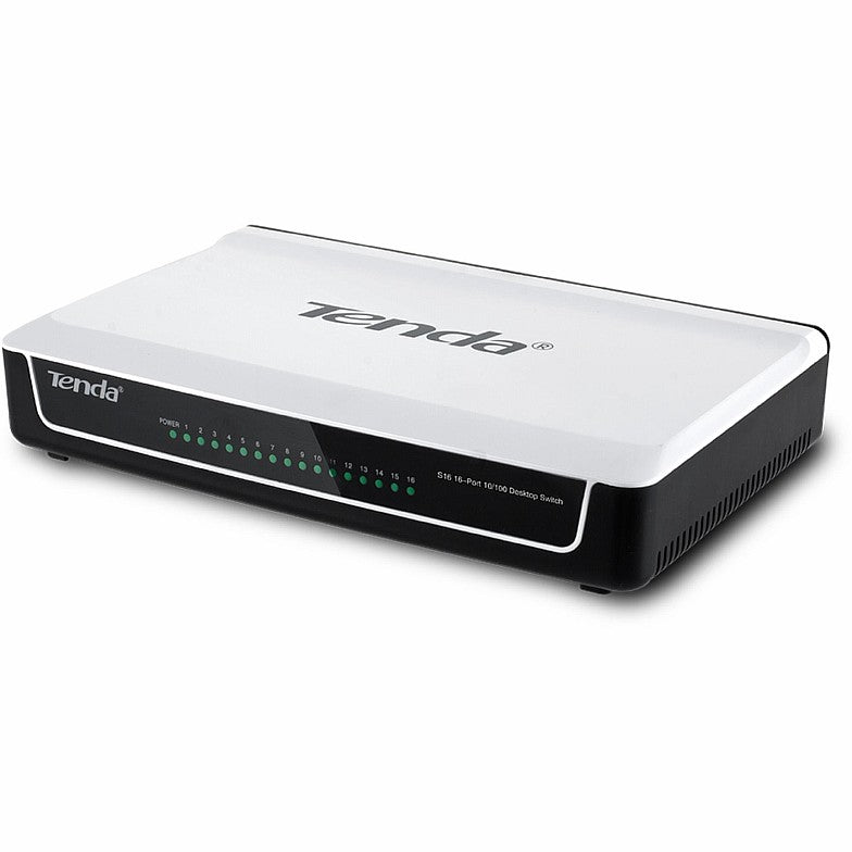 TENDA SWITCH 16 PORT FAST ETHERNET DES*