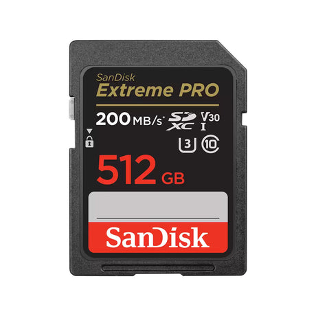 SanDisk Extreme Pro SD UHS I 4K 512GB