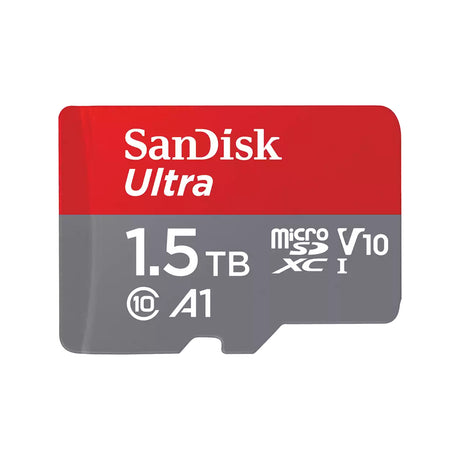 SanDisk Ultra microSDXC UHS-I Card 1.5TB Global Ultra uSD in 4x6 blister with no SD Adapter