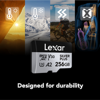 LEXAR BLU PLUS 256GB MICROSDXC C10 V10