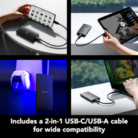 LEXAR SL300 EXTERNAL SSD 1TB BLACK