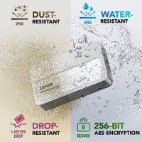 LEXAR SL400 EXT SSD 2TB TYPE-C SILVER