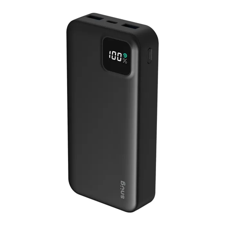 Snug 20000mAh sqr dig PD Powerbank-Black