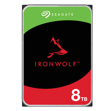 Seagate Ironwolf ST8000VN002 8TB 3.5'' HDD NAS Drives, SATA 6GB/s Interface, 1-8 Bays Supported