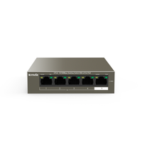 TEF1105P-4-63W    5-Port 10/100Mbps Desktop Switch with 4-Port PoE