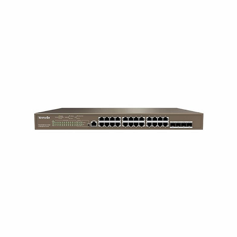 TENDA SWITCH L3 24-PORT GB POE 410W 4×SF