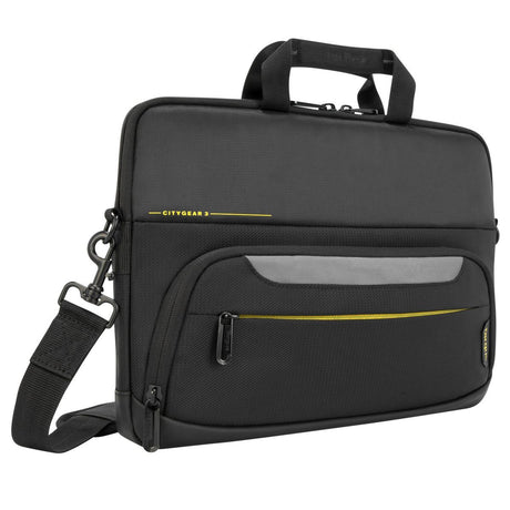 Targus Citygear 12-14 Slim Topload Laptop Case Black Super-slim tech carry case