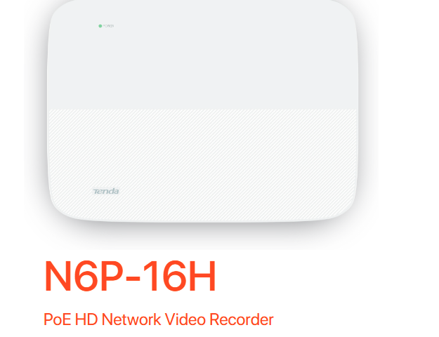 TENDA NVR 16 CHANNEL POE