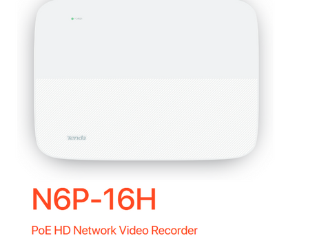 Tenda NVR 16 Channel PoE