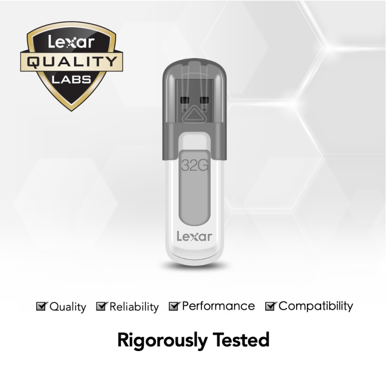 LEXAR 32GB V100 USB 3.0 JUMP DRIVE