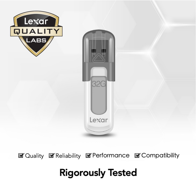 LEXAR 32GB V100 USB 3.0 JUMP DRIVE