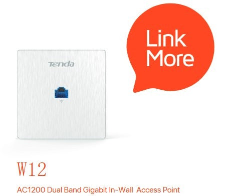 TENDA IN WALL AP, AC1200 DUAL BAND GB