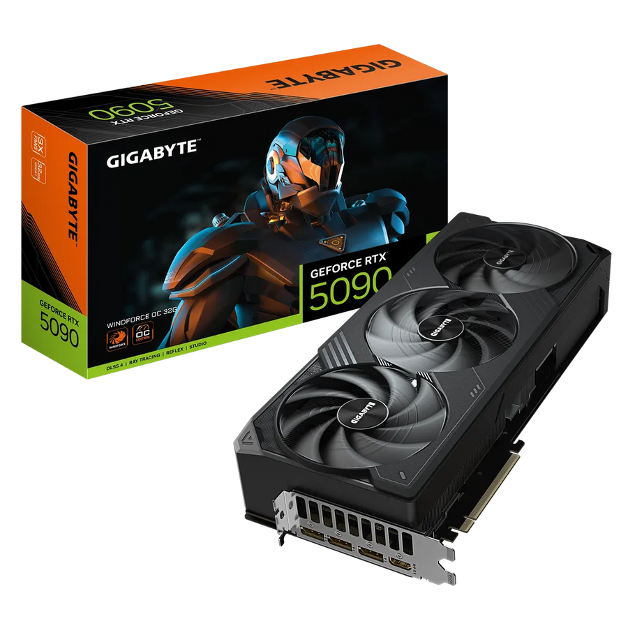 Gigabyte GeForce RTX 5090 WINDFORCE OC 32GB GDDR7 PCIe 5.0 Graphics Card