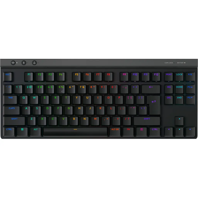Logitech G515 Lightspeed TKL Wireless Mechanical Gaming Keyboard RGB PBT Black