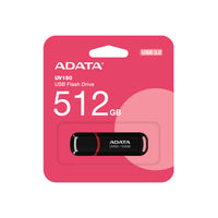 ADATA UV150 USB 3.2 512GB Snap Cap Black