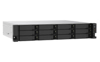 QNAP 12-Bay 12-bay rackmount NAS, AMD Ryzen V1000 series V1500B 4C/8T 2.2GHz