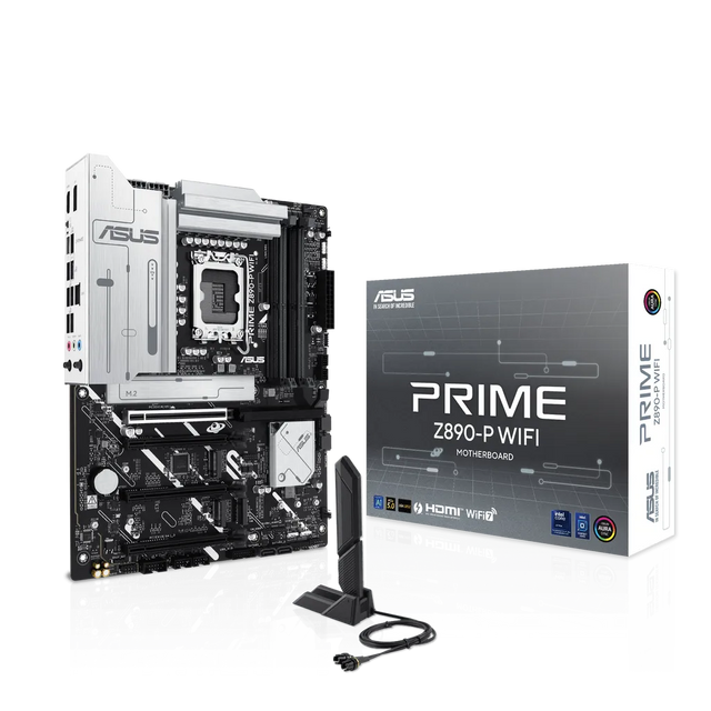 ASUS Prime Z890-P Wi-Fi ATX Motherboard Intel LGA1851 Z890 DDR5 Wi-Fi 7 PCIe 5.0 Thunderbolt 4