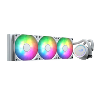 AeroCool Abyss L360R 360mm ARGB AIO CPU Liquid Cooler White LGA1851 AM5 AM4