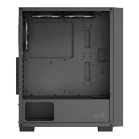 Aerocool B509A Flow ATX Mid Tower Gaming PC Case Black Full Mesh Front 360mm Radiator Tempered Glass - Image 4