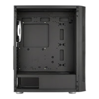 Aerocool Prism ARGB ATX Mid-Tower PC Case Black 4x ARGB Fans Tempered Glass Front and Side Panel - Image 3