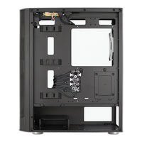 Aerocool Prism ARGB ATX Mid-Tower PC Case Black 4x ARGB Fans Tempered Glass Front and Side Panel - Image 2