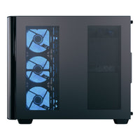 Aerocool P500C ATX Mid-Tower PC Case Black 4x ARGB Infinity Mirror Fans Tempered Glass - Image 3