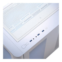 Aerocool P500C ATX Mid-Tower PC Case White 4x ARGB Infinity Mirror Fans Tempered Glass - Image 4