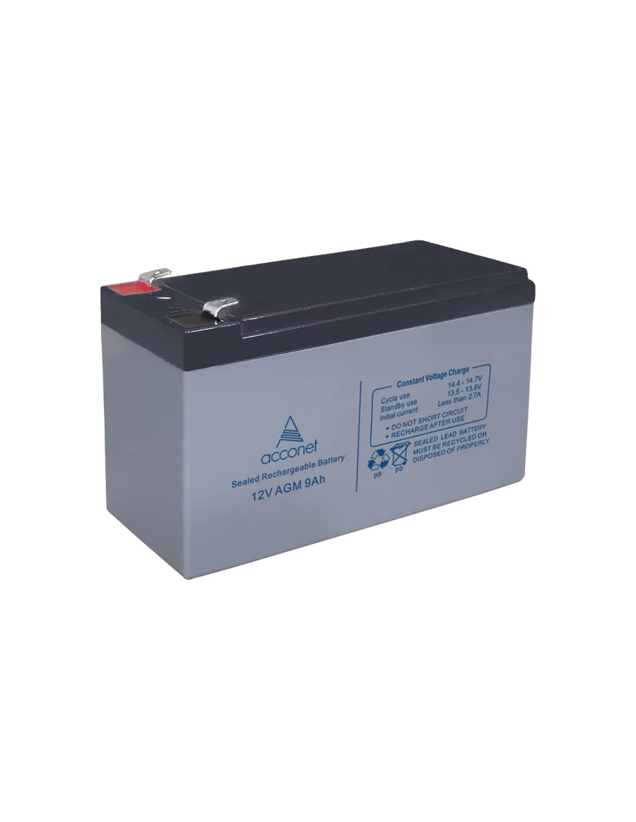 Acconet 12V AGM 9Ah Deep Cycle Battery