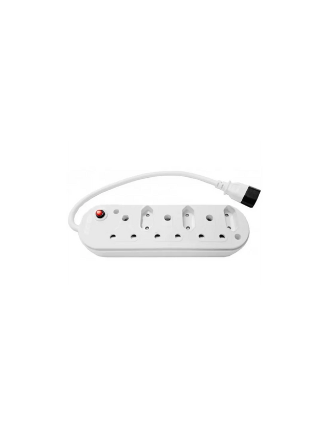Acconet 6 Way Multiplug with 3x 16A SA and 3x 5A 2 Pin Sockets | AC-MPLUG-IEC-6
