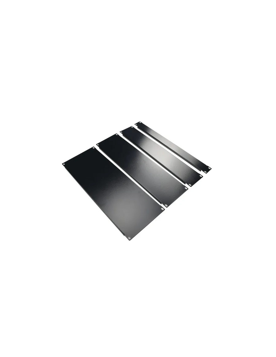 Acconet Blanking Plate, 2U, Black, 19"