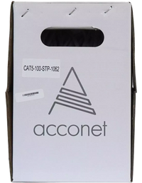 Acconet CAT5e Indoor Ethernet Cable 100m White Solid Copper STP Pull Box | CAT5-100-SC-STP - Image 4