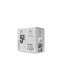 Acconet CAT5e Indoor Ethernet Cable 100m White Solid Copper UTP Pull Box | CAT5-100-SC