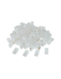 Acconet CAT5e RJ45 Connectors, Stranded/Solid Core, 50 Pack