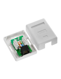 Acconet CAT5e Single RJ45 Wall Box | CAT5-BOX-1