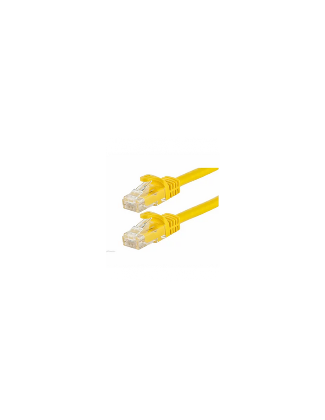 Acconet CAT6 0.5m UTP Flylead (Patch Lead) Yellow | CAT6-FLY-0.5-YELLOW