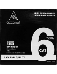 Acconet CAT6 Indoor Ethernet Cable 100m White Solid Copper UTP Pull Box | CAT6-100-SC - Image 3