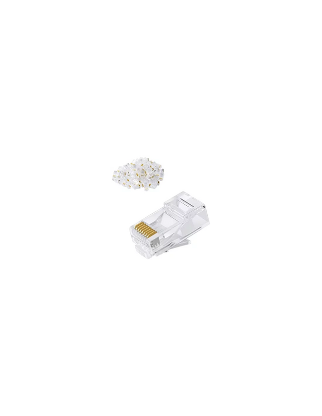 Acconet CAT6 RJ45 Connectors, Stranded/Solid Core, 50 Pack