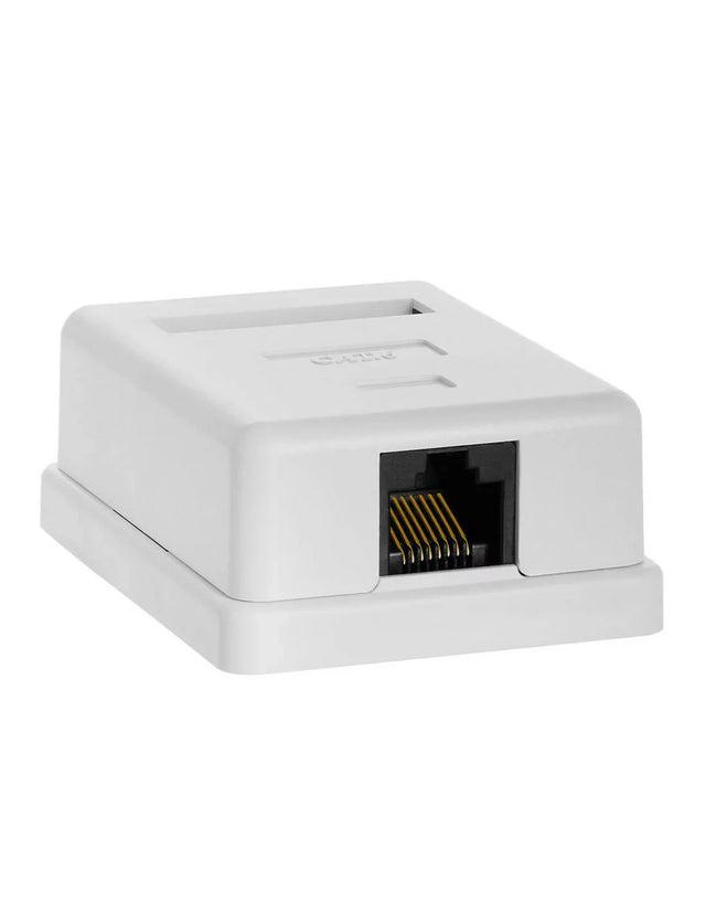 Acconet CAT6 Single RJ45 Wall Box | CAT6-BOX-1