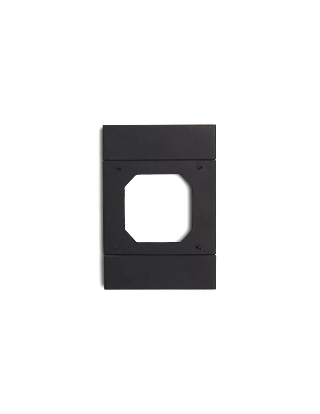 Acconet IoT 4x2 Smart Wall Switch Adapter Plate, Black | AC-IOT-BP-B