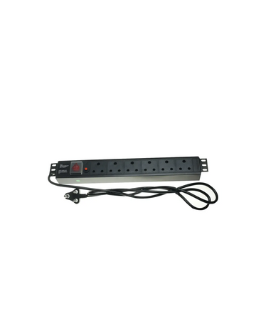 Acconet Power Distribution Unit, 1U, 7 way, 3 Pin SA plug