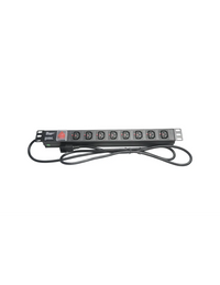 Acconet Power Distribution Unit, 1U, 8 way Female Kettle Cord