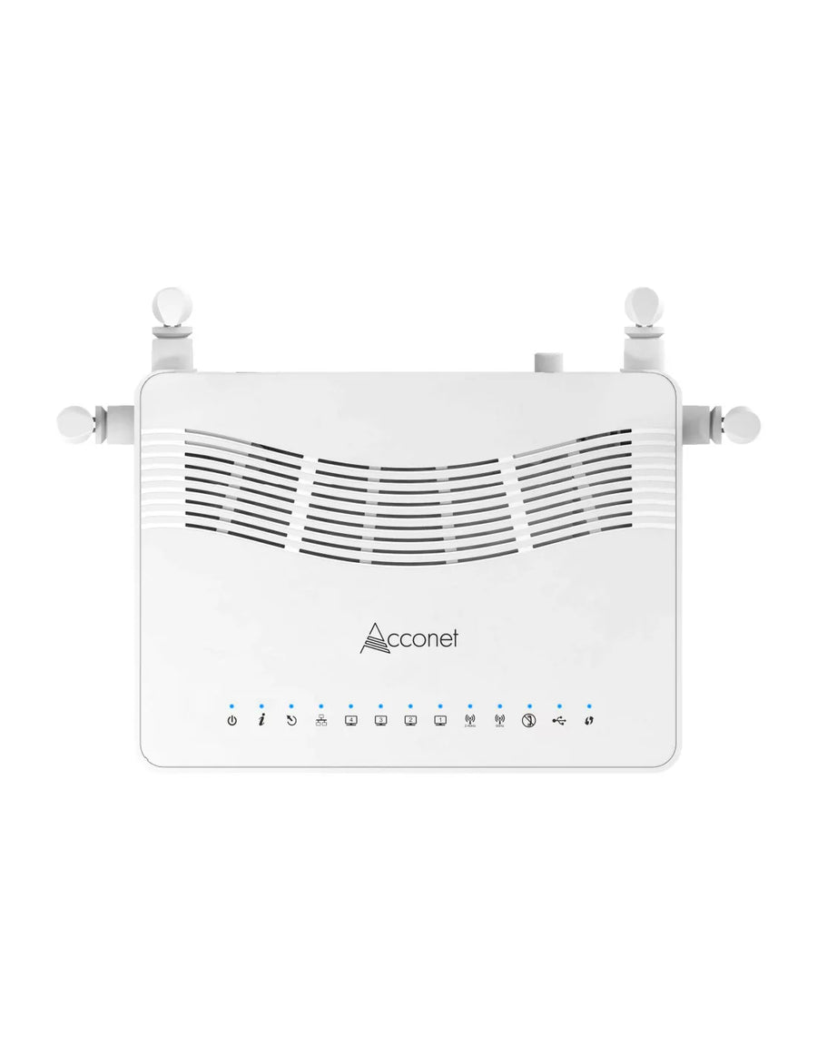 Acconet WiFi 6 xPON 4 Port Gigabit Wireless ONU/ONT