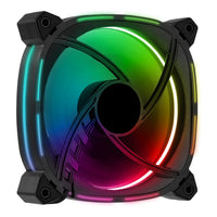 Aerocool Astro 12 ARGB 120mm Case Fan Black 1000 RPM Addressable RGB - Image 2