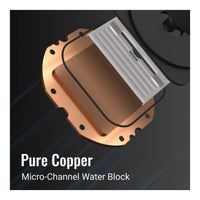 AeroCool Abyss L240R Digi 240mm ARGB AIO CPU Liquid Cooler White LCD Display LGA1851 AM5 AM4 - Image 3
