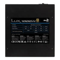 Aerocool LUX Gold 1000W 80 Plus Gold Non-Modular ATX Power Supply - Image 4