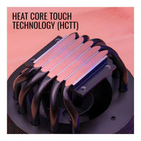 AeroCool Mirage 5 ARGB CPU Air Cooler Infinity Mirror 5 Heatpipes 150W TDP PWM 4-Pin AM5 AM4 LGA1700 LGA1200 - Image 4