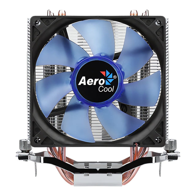 Aerocool Verkho 4 Lite 125W CPU Air Cooler 4 Heat Pipes 90mm PWM Blue LED Fan