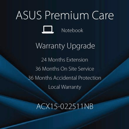 ASUS 1-Year to 3-Year PUR for X, P, Vivo & Zen Notebooks Warranty Extension