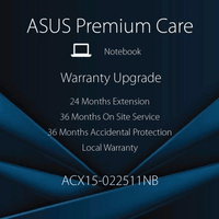 ASUS 1-Year to 3-Year PUR for X, P, Vivo & Zen Notebooks Warranty Extension