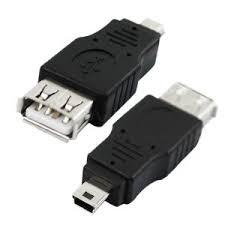 Mini USB Male to USB Female Adapter